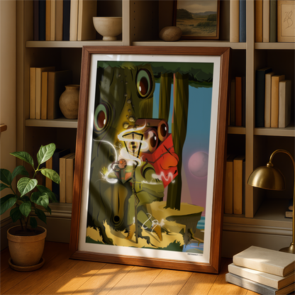 A Careful Escape Art Print
