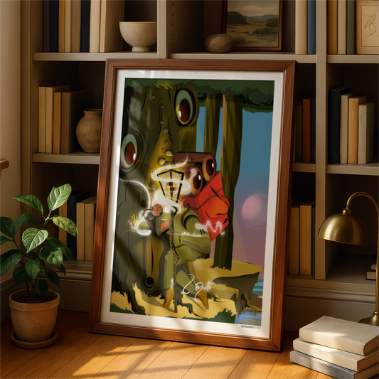 A Careful Escape Art Print