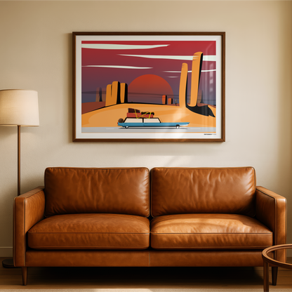 Desert Road Trip Print