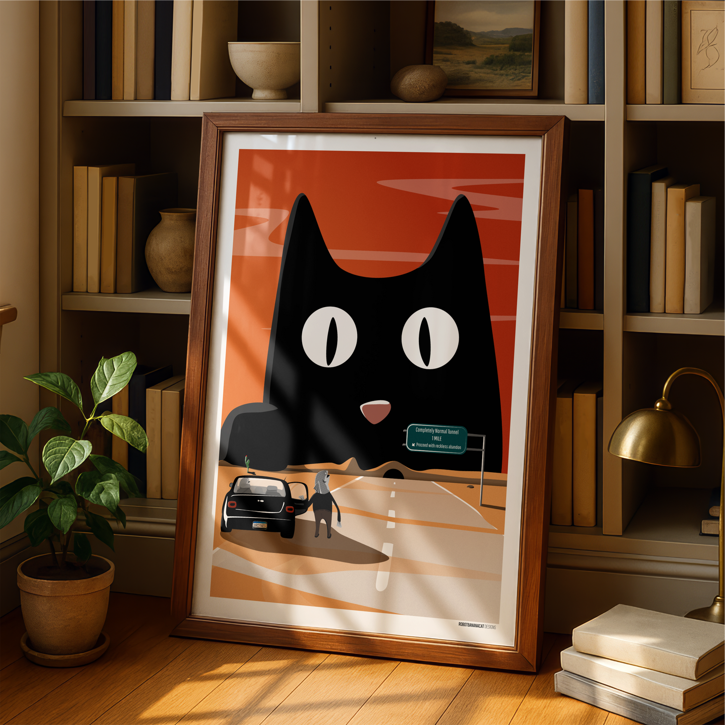 Completely Normal Tunnel Print