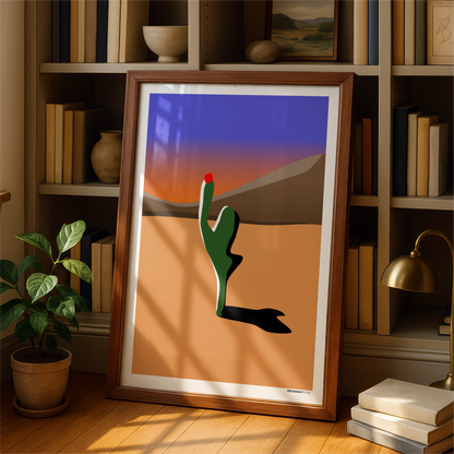 Lonely Cactus Print