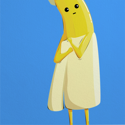 Indecent Banana Print