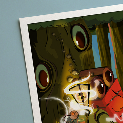A Careful Escape Art Print