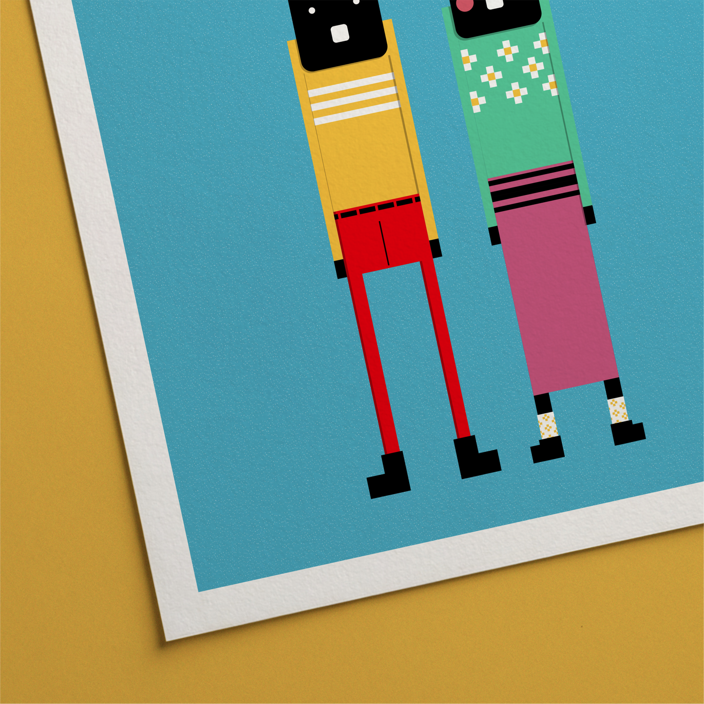 Tall Rabbits Print