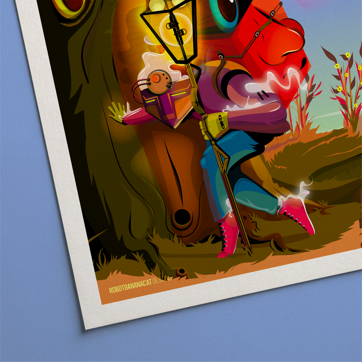 A Careful Escape Art Print