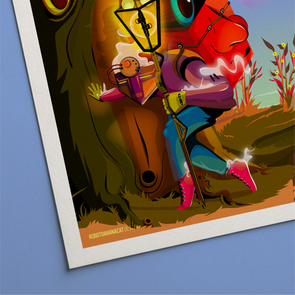 A Careful Escape Art Print