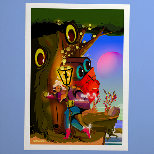 A Careful Escape Art Print