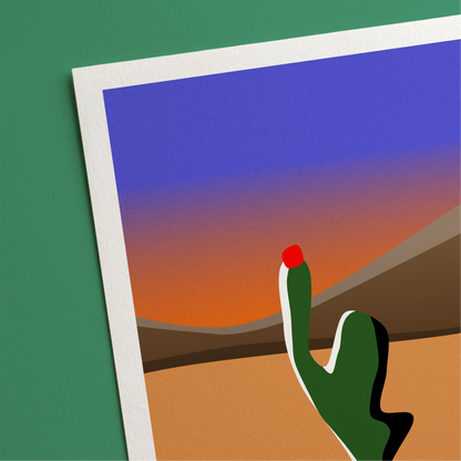 Lonely Cactus Print