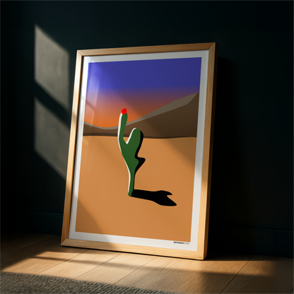 Lonely Cactus Print