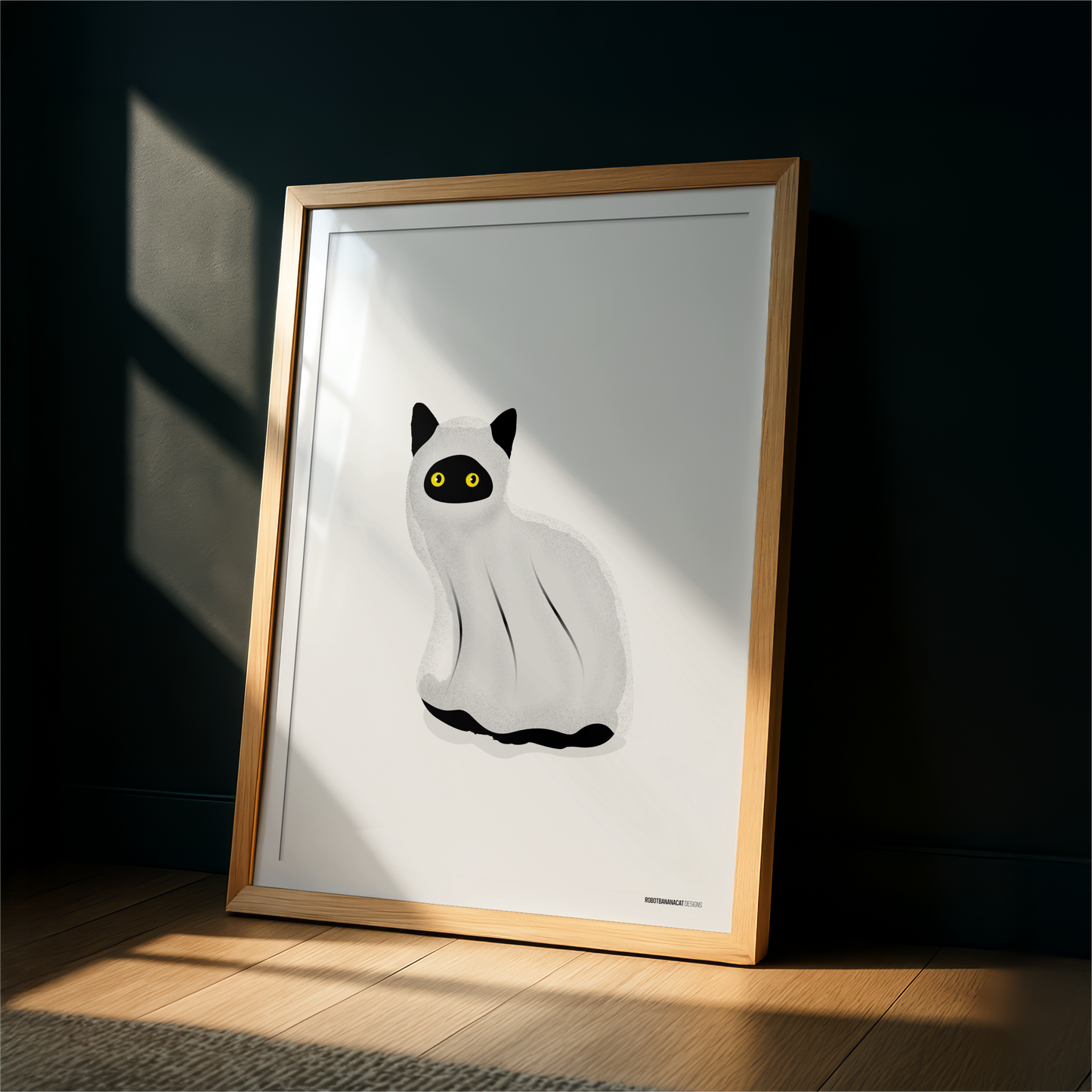 Ghost Cat Print