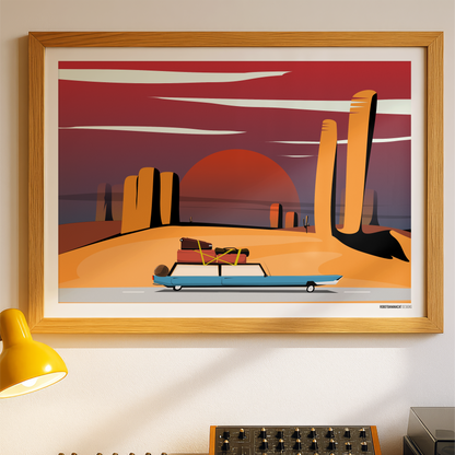 Desert Road Trip Print