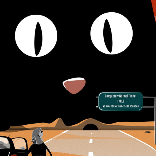 Completely Normal Tunnel Print