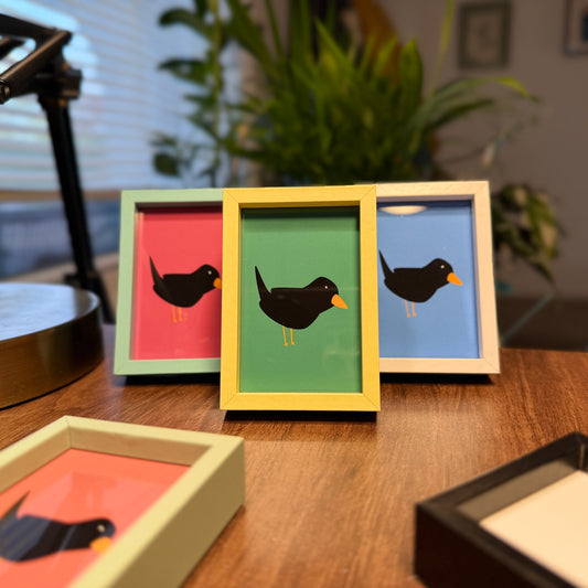 Mini Framed Art - Little bird
