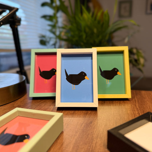 Mini Framed Art - Little bird