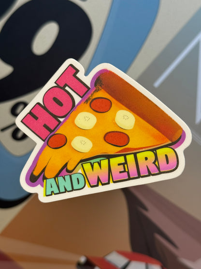 Hot and Weird Sticker