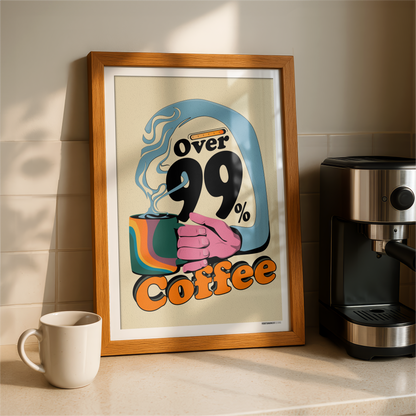99% Coffee Print