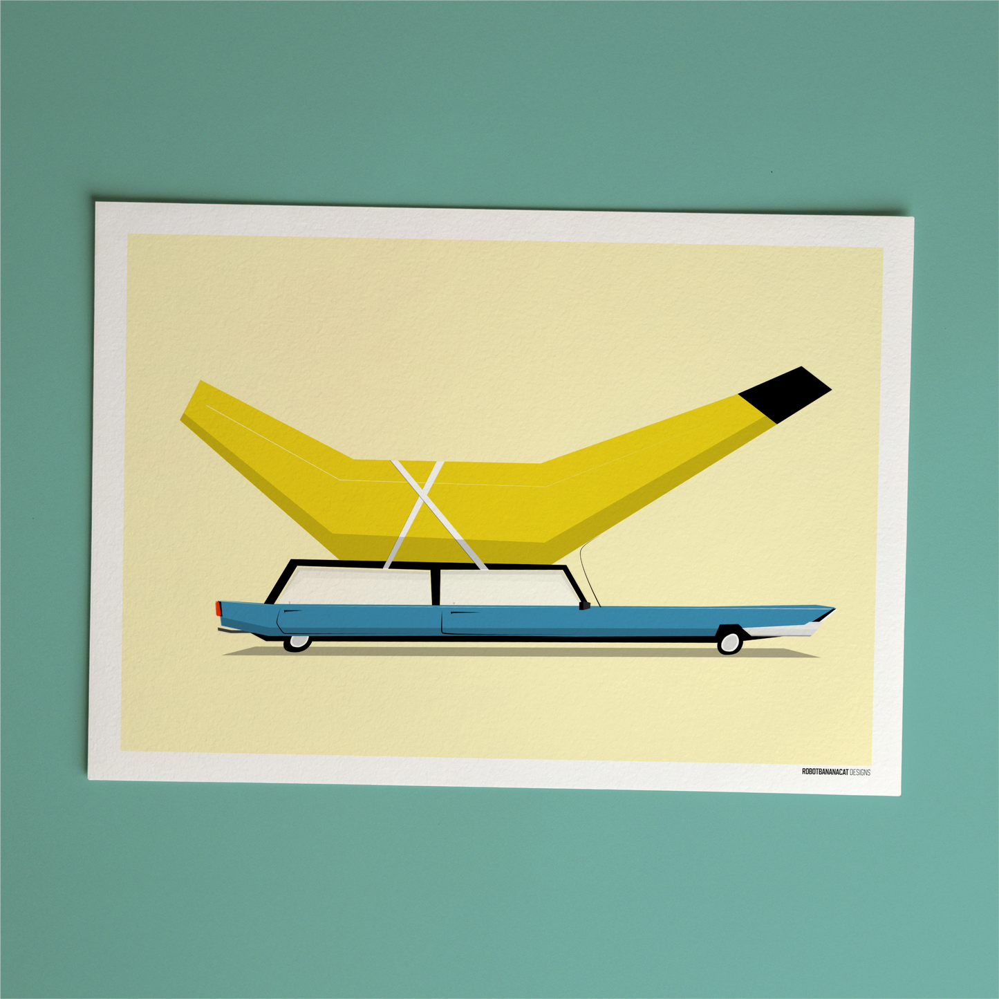 Banana Car Print