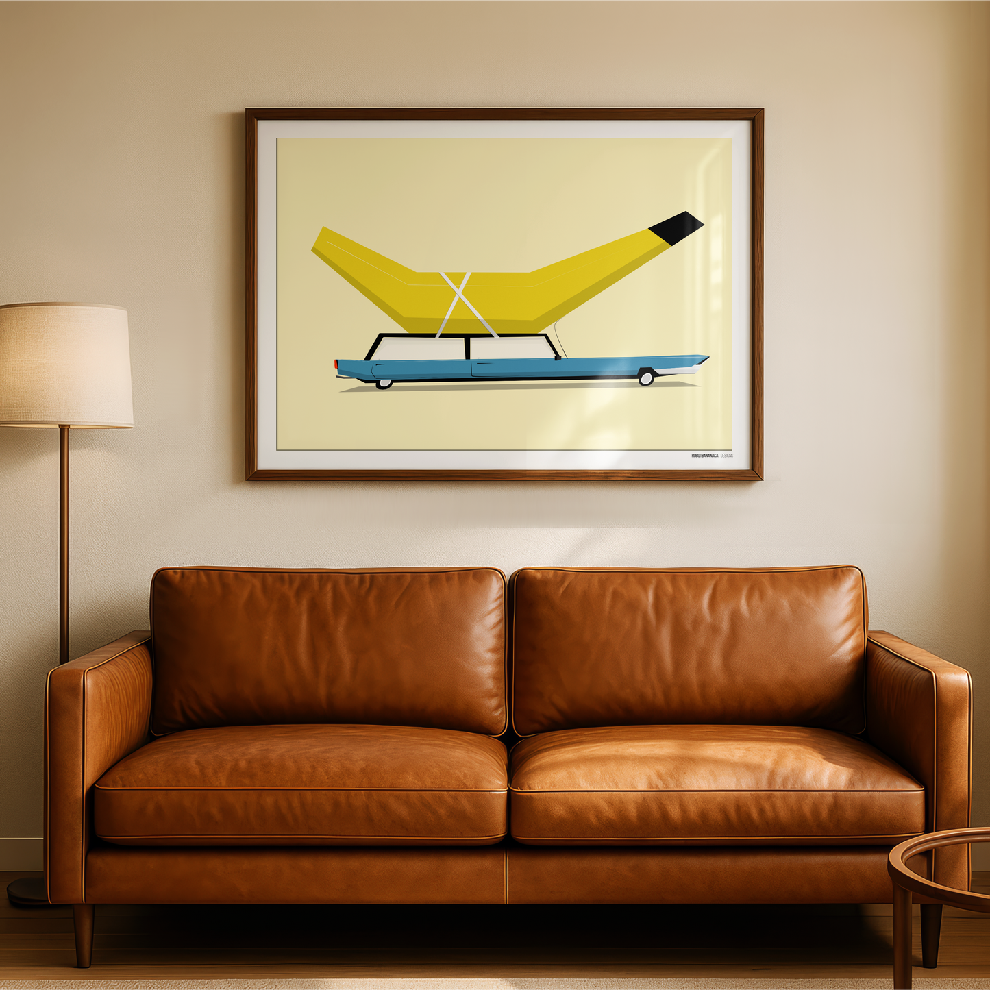 Banana Car Print