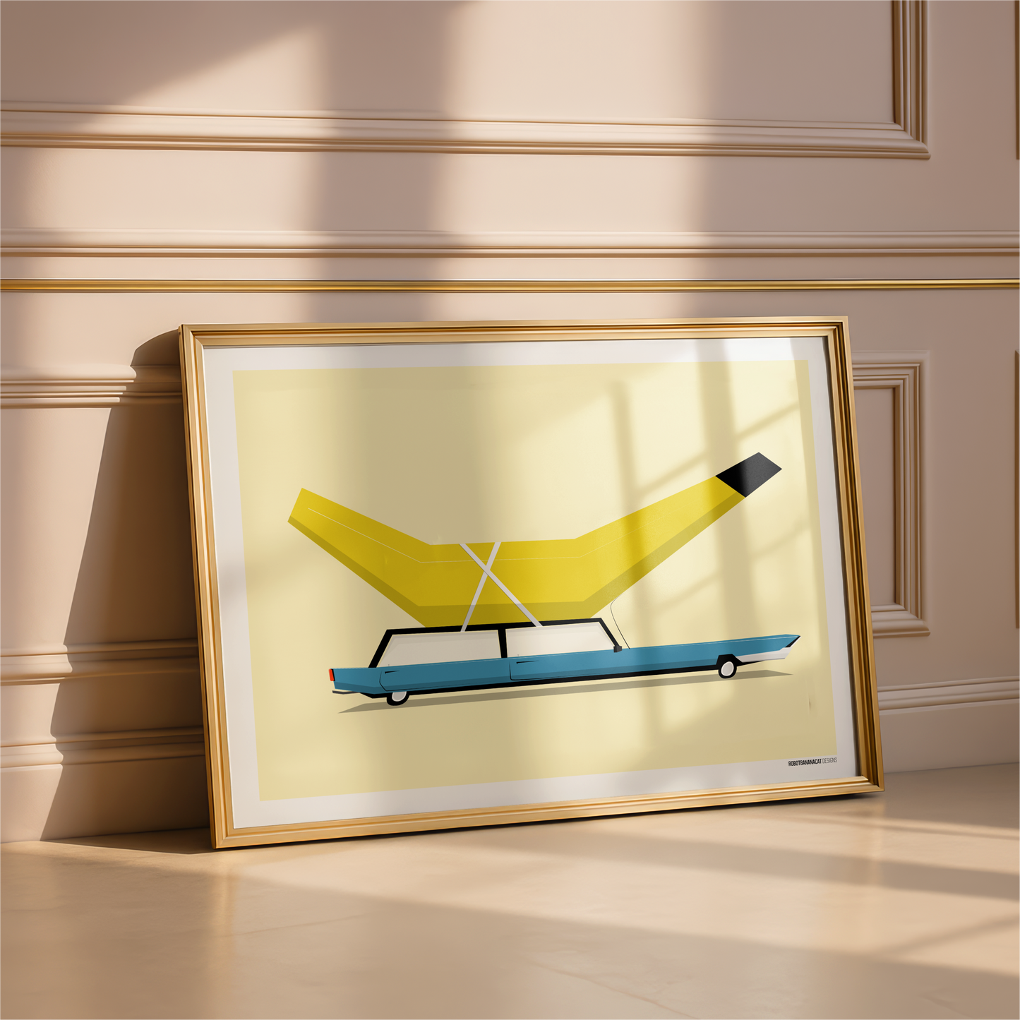 Banana Car Print