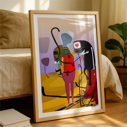 Dr. Dinosaur Print