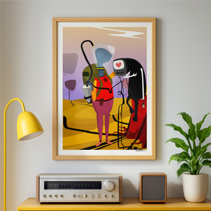 Dr. Dinosaur Print