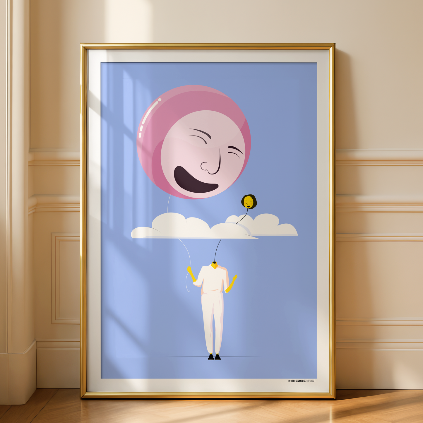 Heads In The Clouds Print