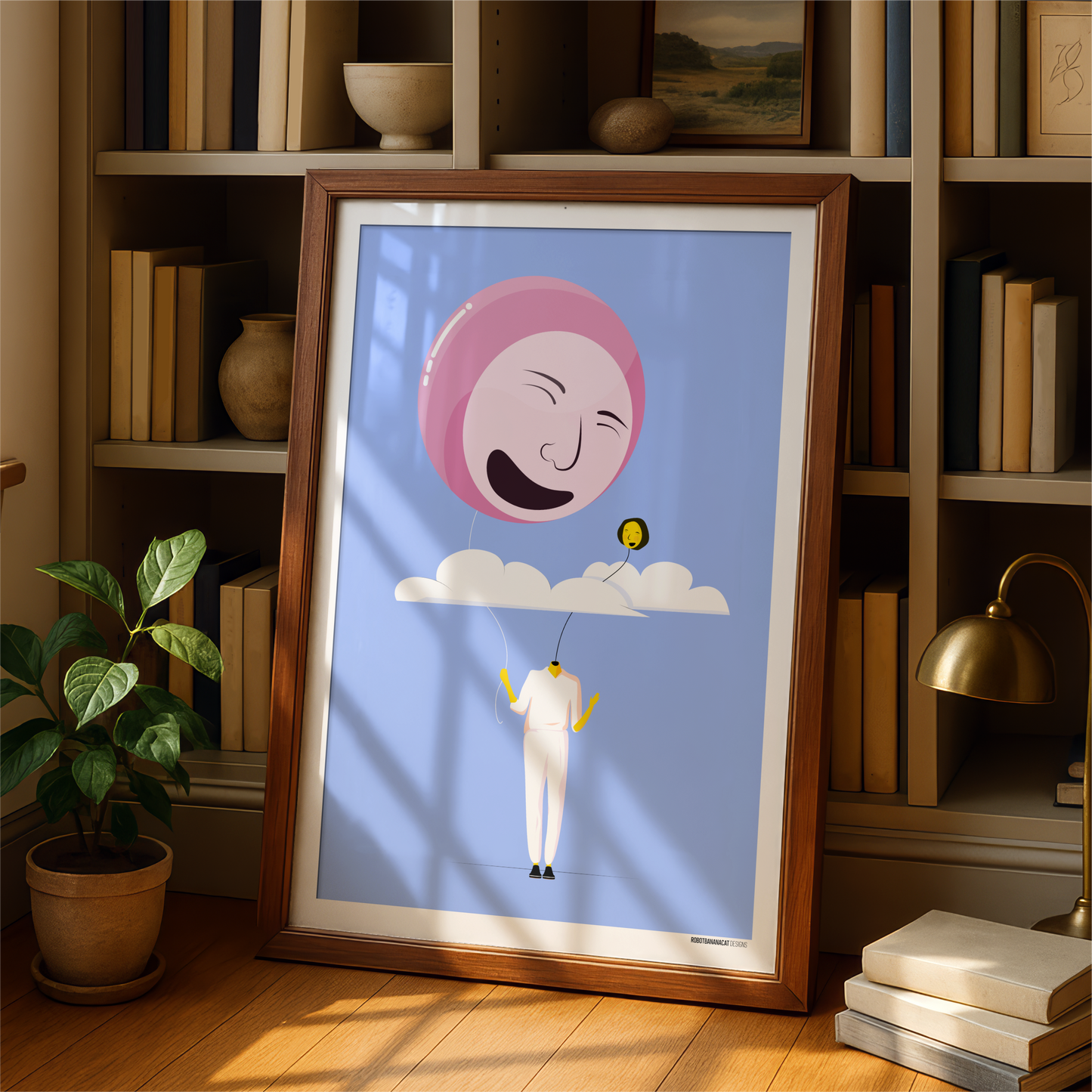Heads In The Clouds Print