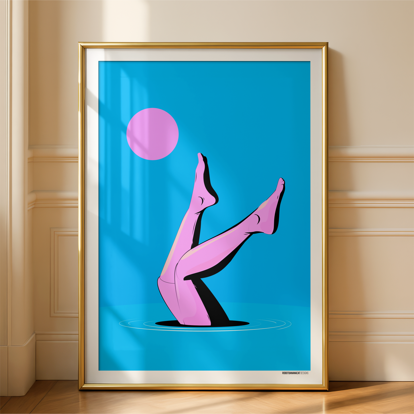 Legs by Moonlight Art Print