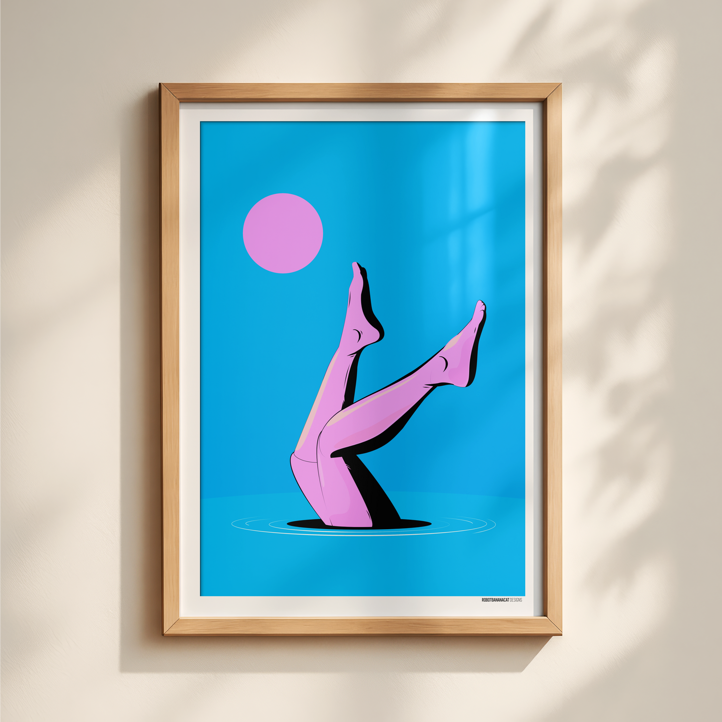 Legs by Moonlight Art Print