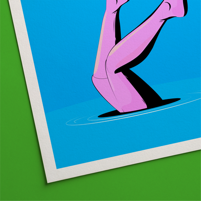 Legs by Moonlight Art Print