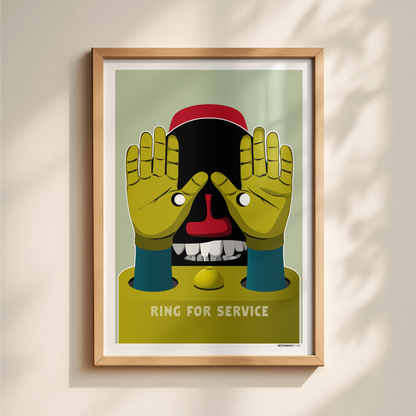 Ring for Service Print