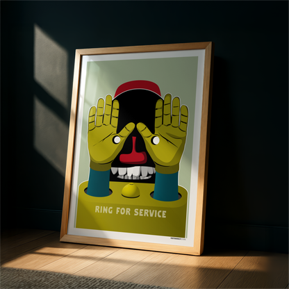 Ring for Service Print