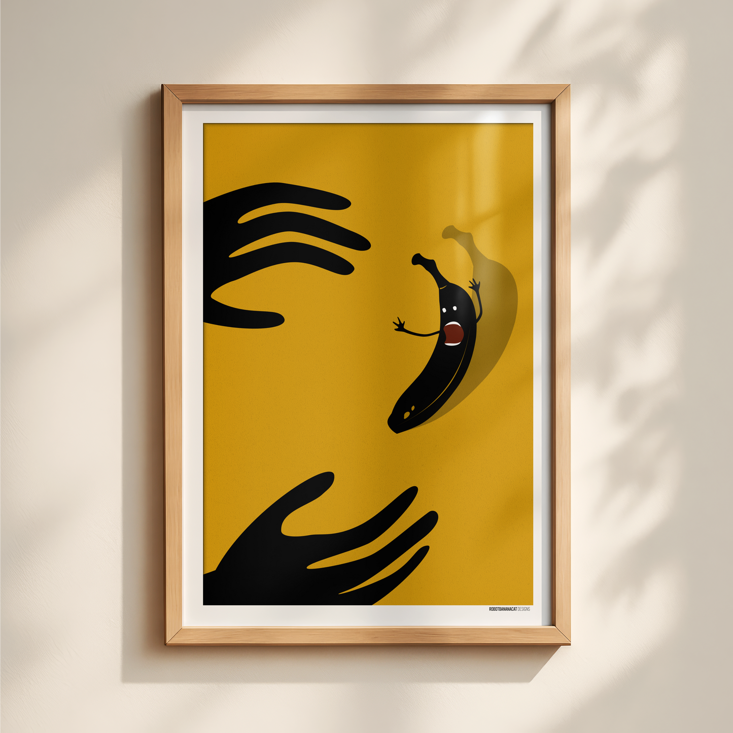 Screaming Banana Print