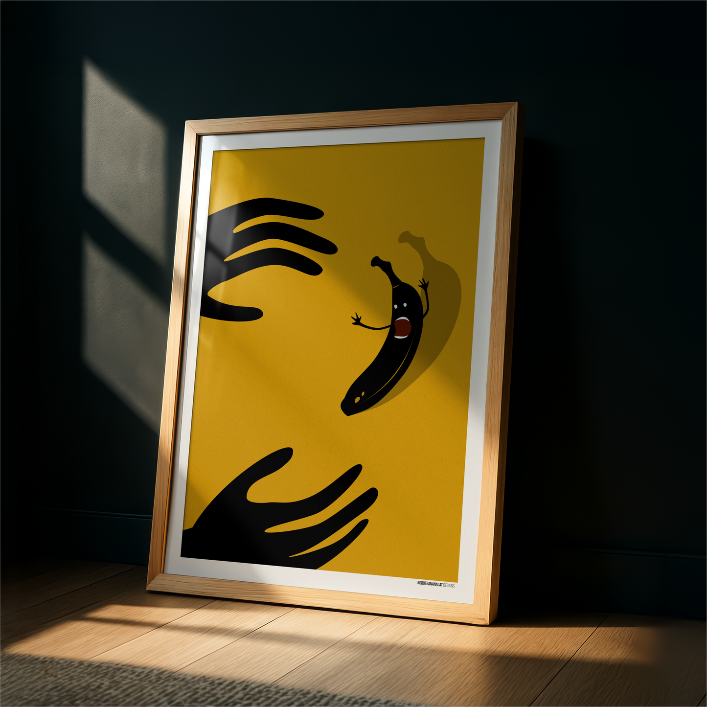 Screaming Banana Print