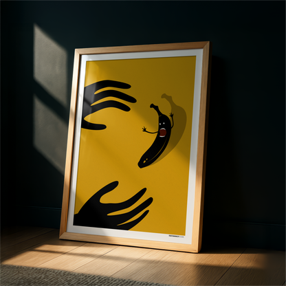 Screaming Banana Print