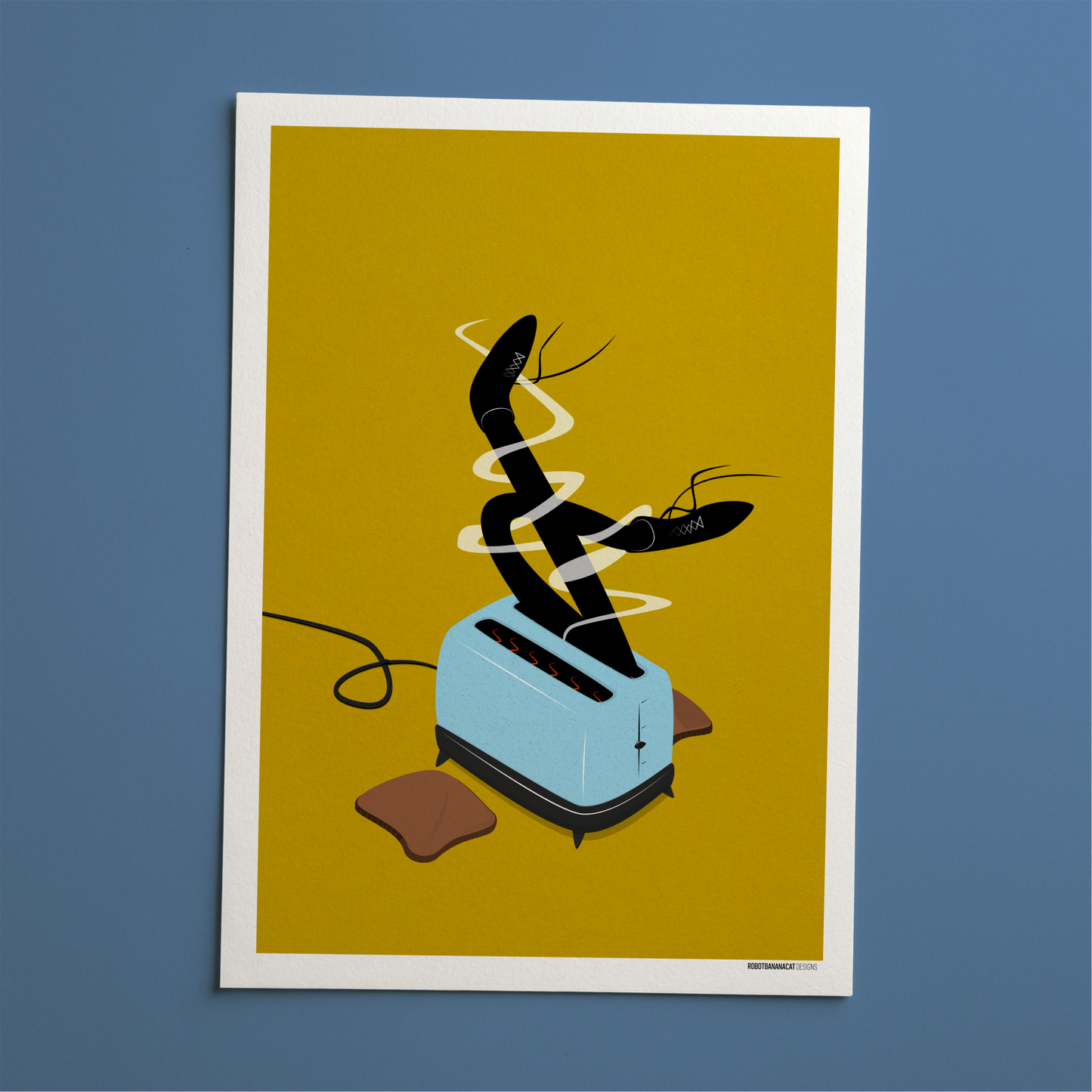 Legs In A Toaster Print - Print