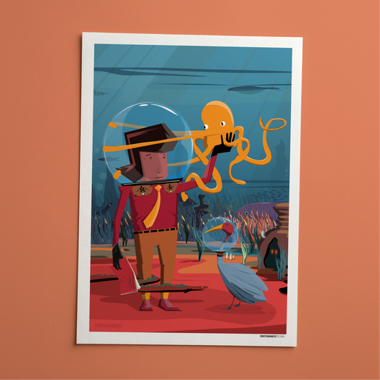 Underwater Friends Print