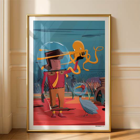 Underwater Friends Print