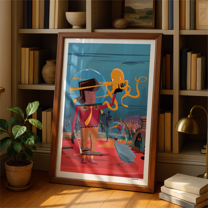 Underwater Friends Print
