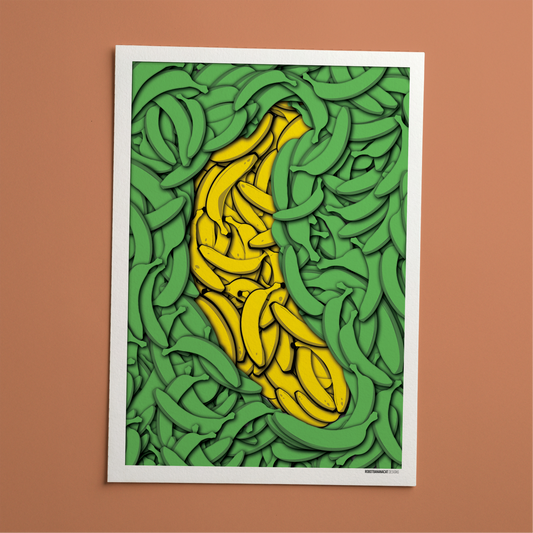 Banana Bunch Print
