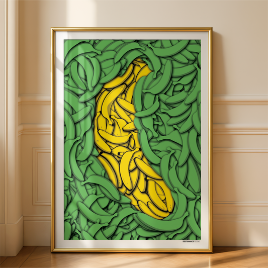 Banana Bunch Print