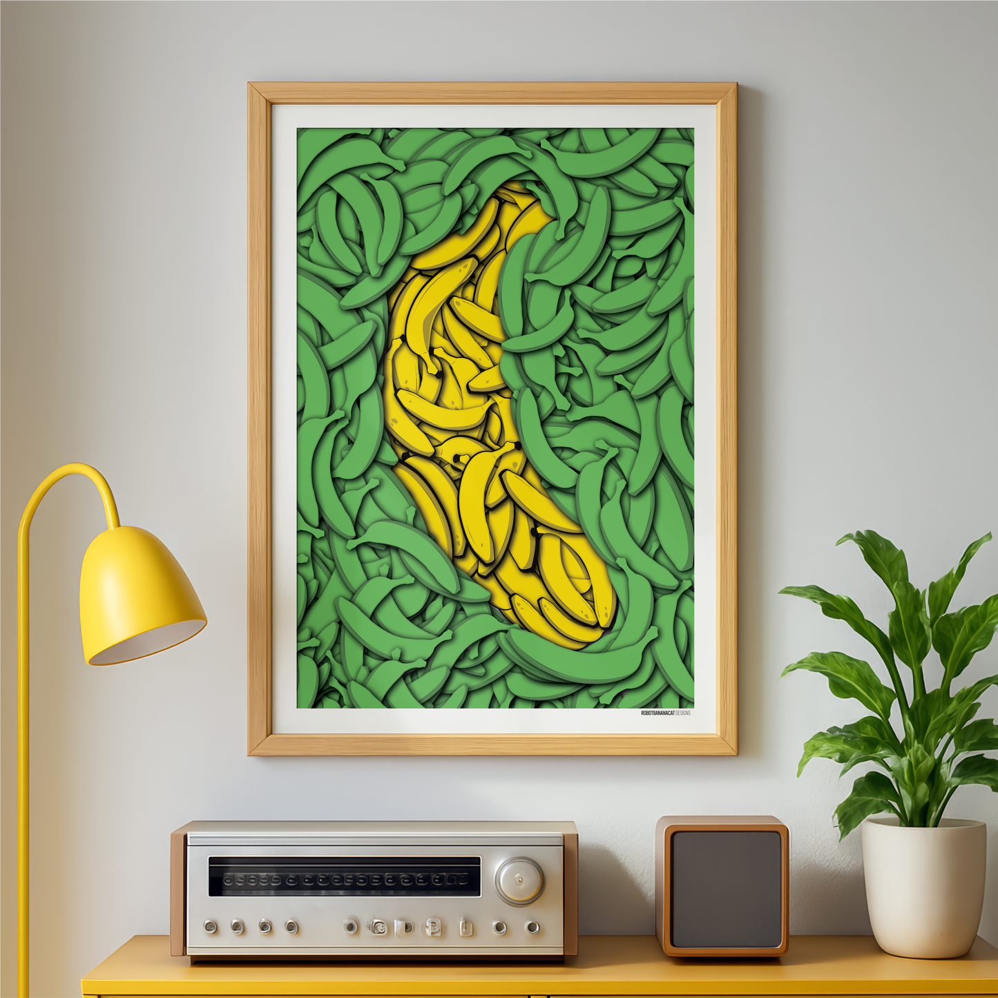 Banana Bunch Print