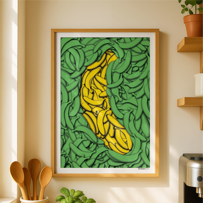 Banana Bunch Print