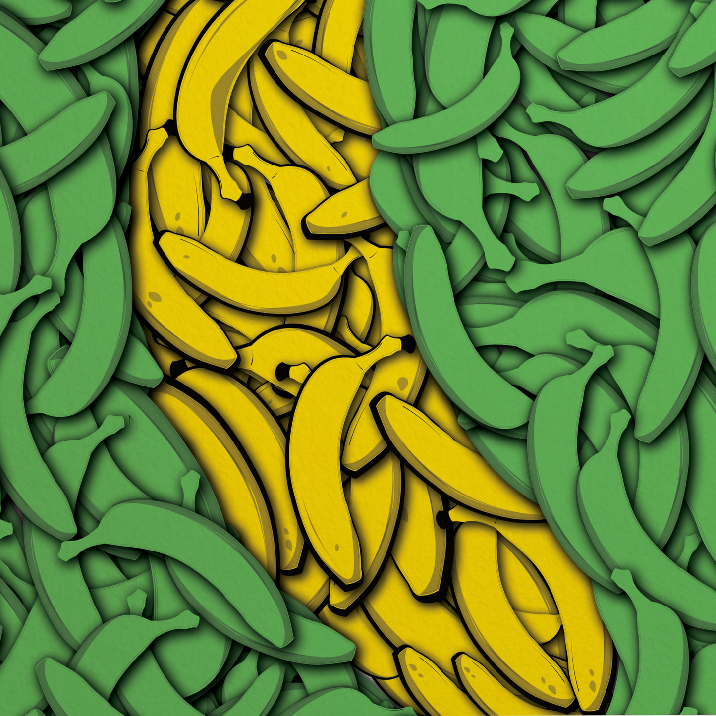 Banana Bunch Print