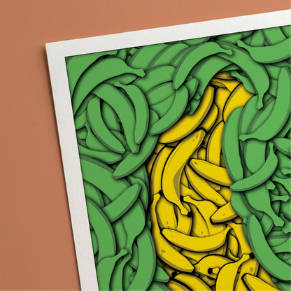 Banana Bunch Print