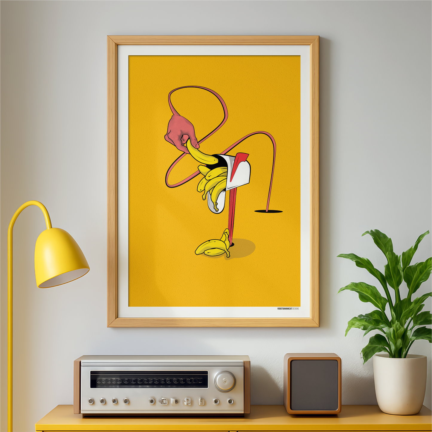 Banana Mailbox Print
