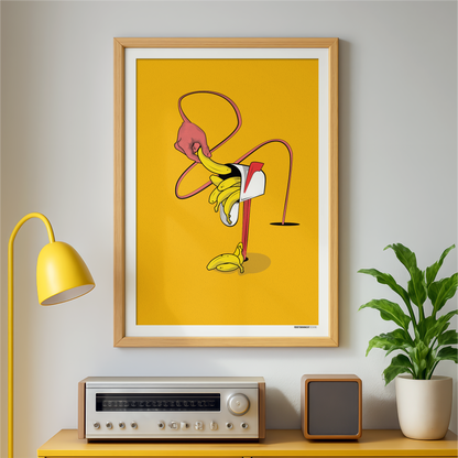 Banana Mailbox Print