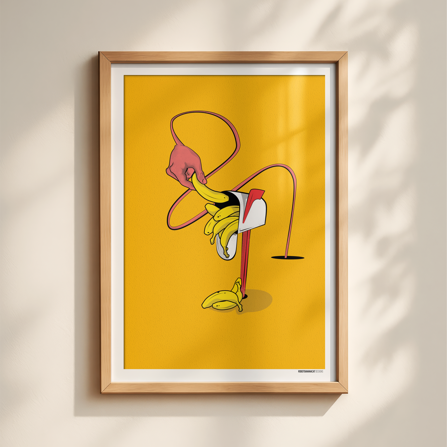Banana Mailbox Print