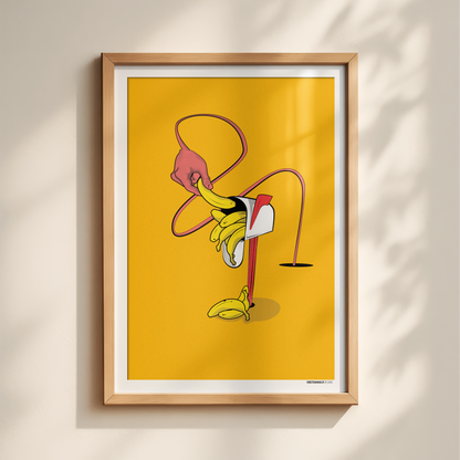 Banana Mailbox Print