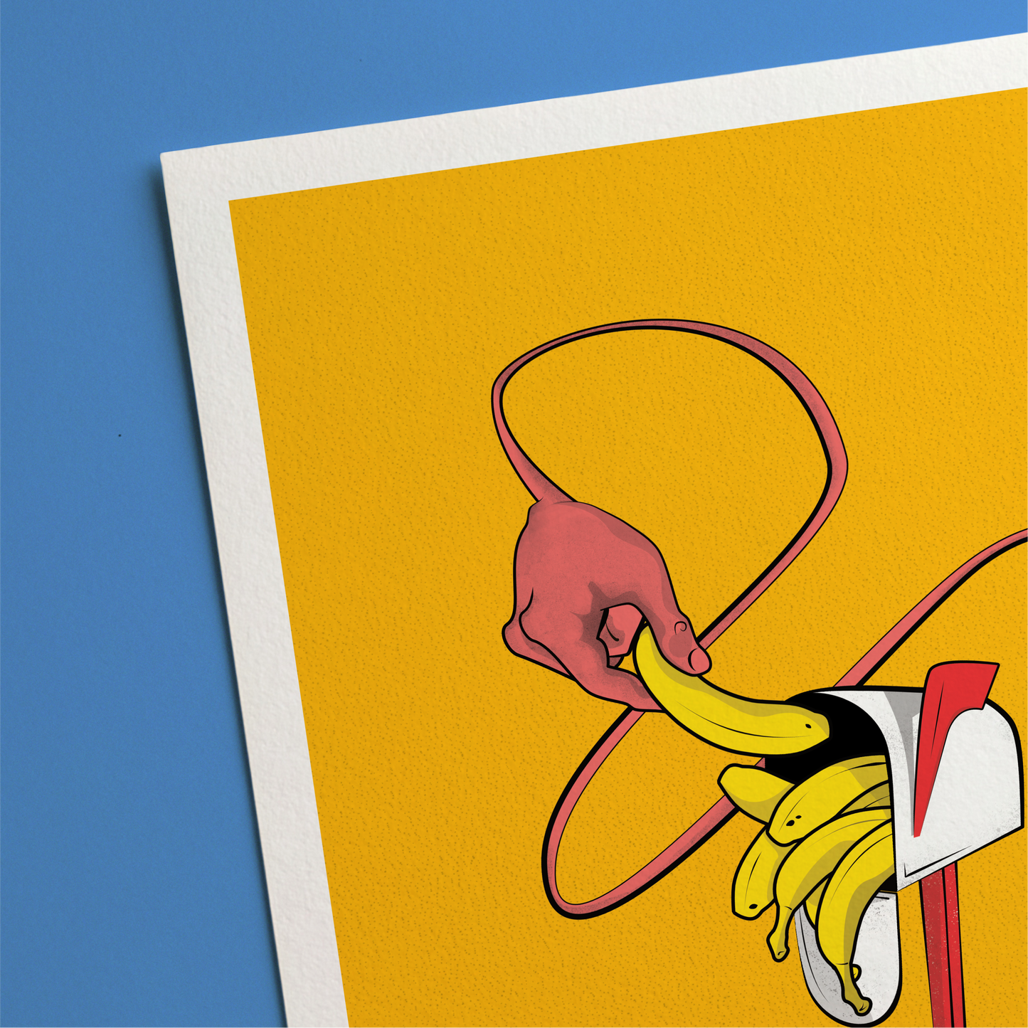 Banana Mailbox Print